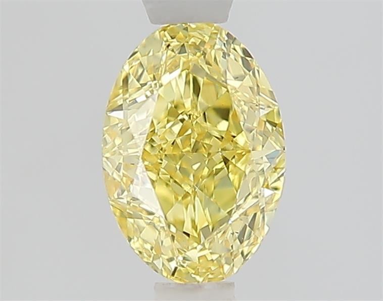 1.08 Ct. Fancy Vivid Yellow Yellow Oval Lab Grown Diamond