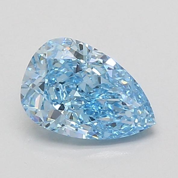 1.10 Ct. Fancy Vivid Blue Pear Lab Grown Diamond