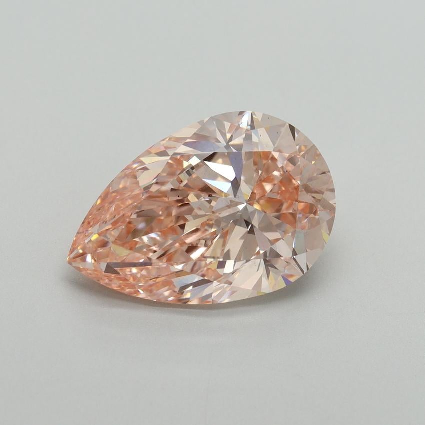 5.01 Ct. Fancy Intense Pink Pear Lab Grown Diamond