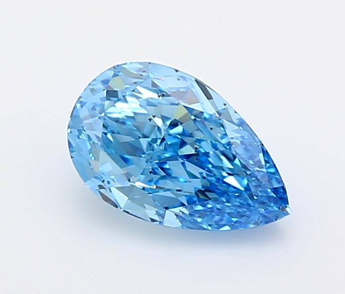 1.46 Ct. Fancy Vivid Blue Pear Lab Grown Diamond