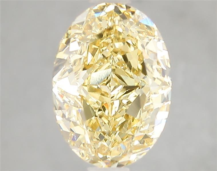 3.10 Ct. Fancy Intense Yellow Oval Lab Grown Diamond