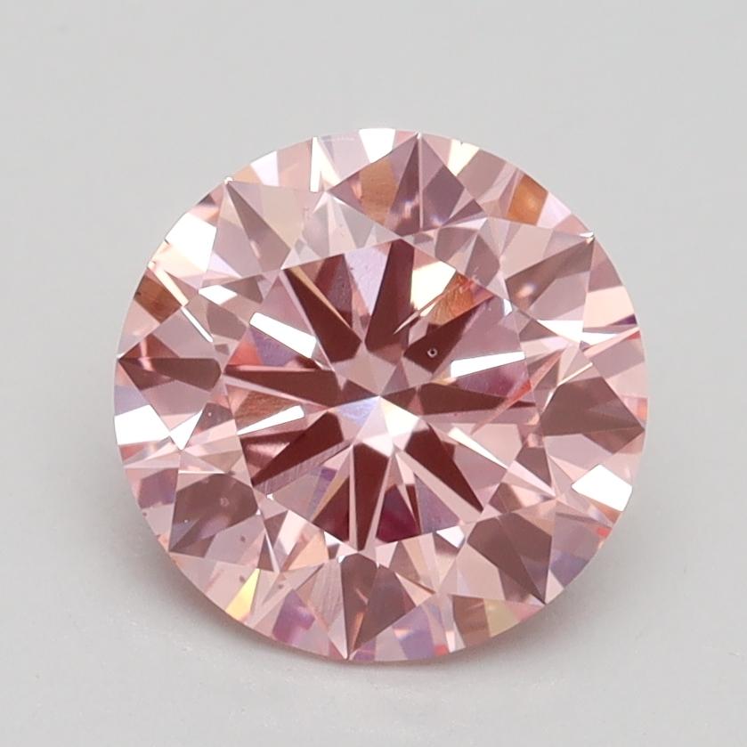 1.85 Ct. Fancy Intense Pink Round Lab Grown Diamond