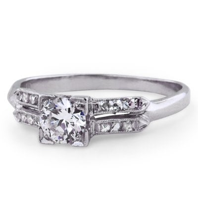 Art Deco Diamond Vintage Ring