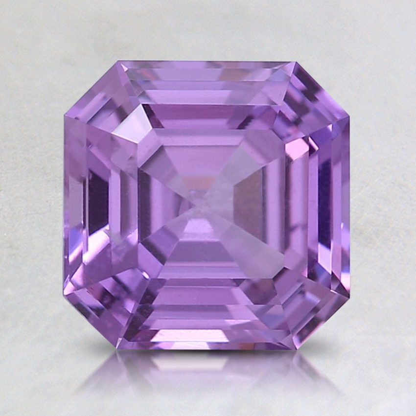 7mm Purple Asscher Sapphire