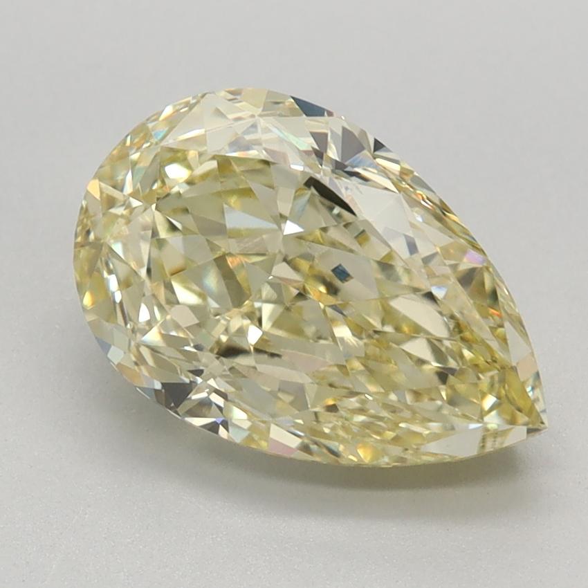 2.16 Ct. Fancy Intense Yellow Pear Lab Grown Diamond