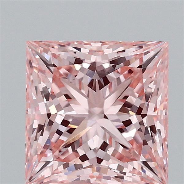 1.80 Ct. Fancy Intense Pink Princess Lab Grown Diamond