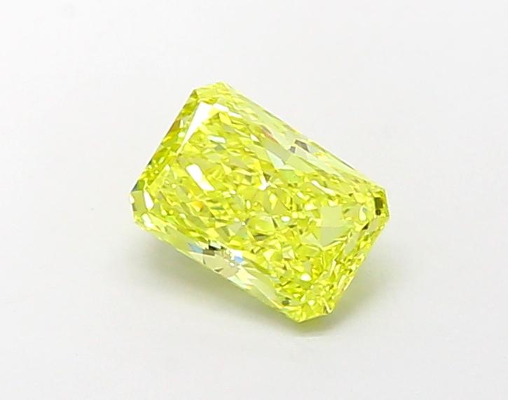 1.51 Ct. Fancy Vivid Yellow Radiant Lab Grown Diamond