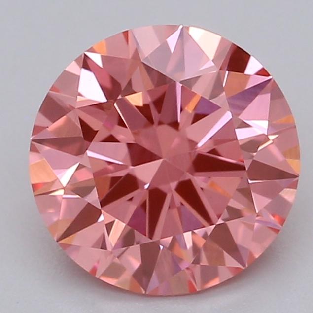 1.03 Ct. Fancy Vivid Pink Round Lab Grown Diamond