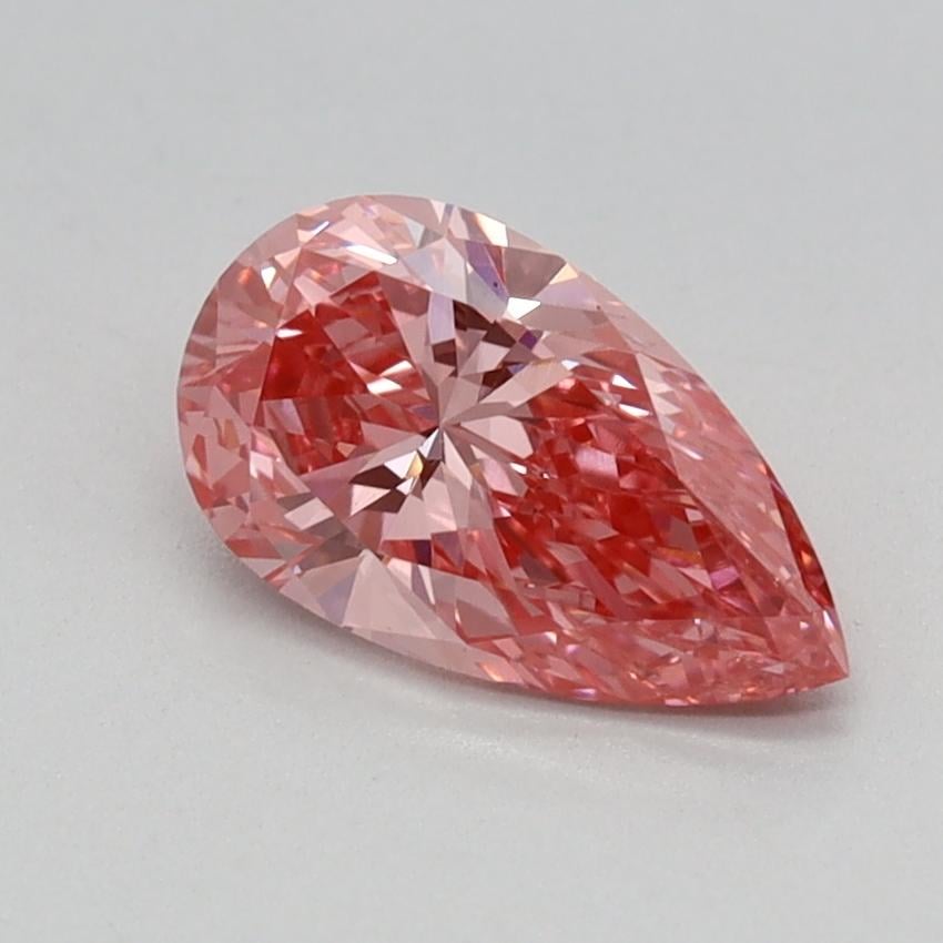 0.72 Ct. Fancy Vivid Pink Pear Lab Grown Diamond
