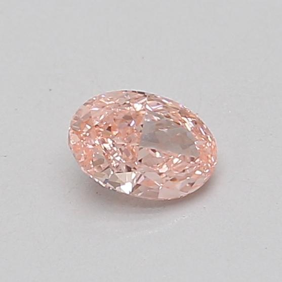 0.43 Ct. Fancy Vivid Pink Oval Lab Grown Diamond