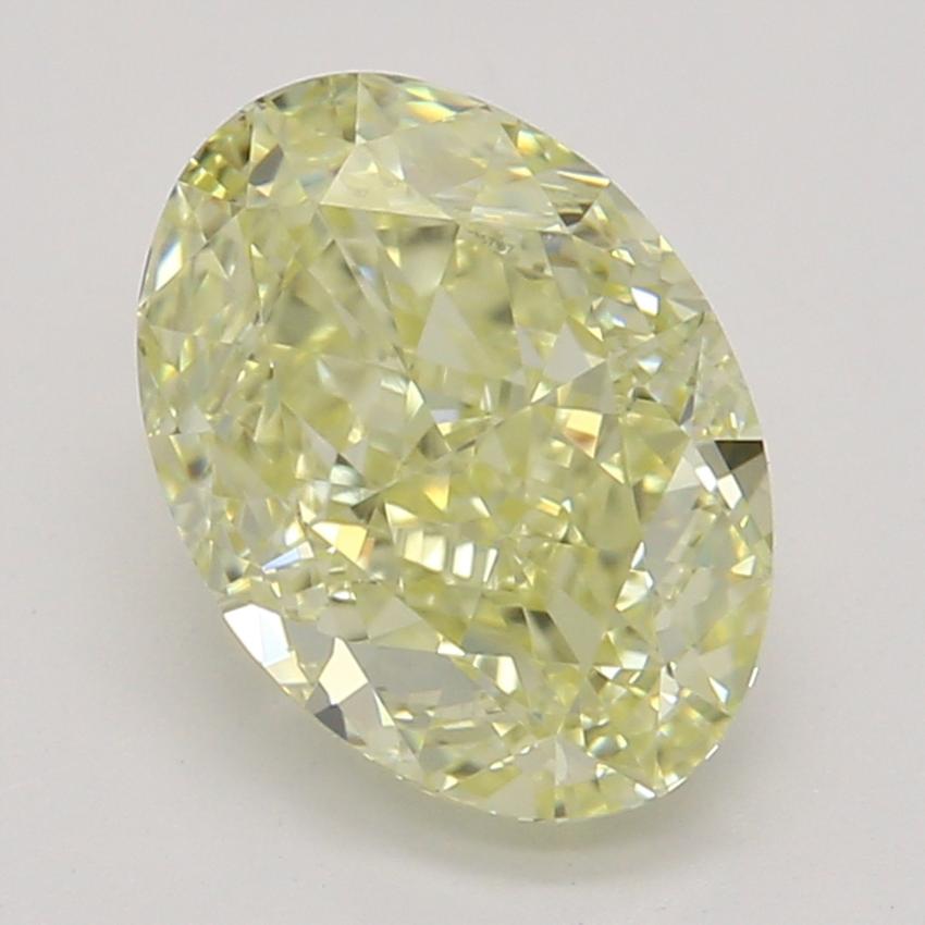 1.15 Ct. Fancy Light Yellow Oval Diamond