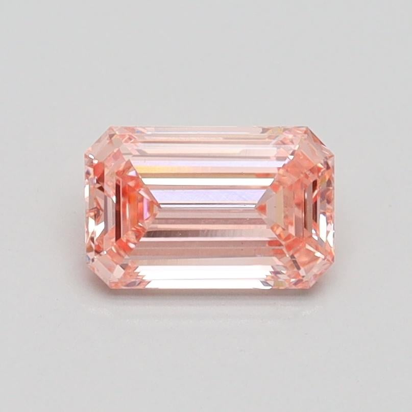 0.74 Ct. Fancy Intense Pink Emerald Lab Grown Diamond