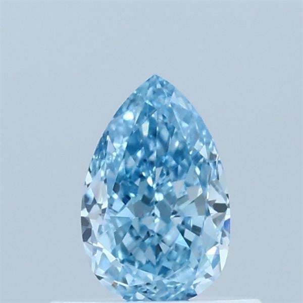 0.56 Ct. Fancy Vivid  Blue Pear Lab Grown Diamond