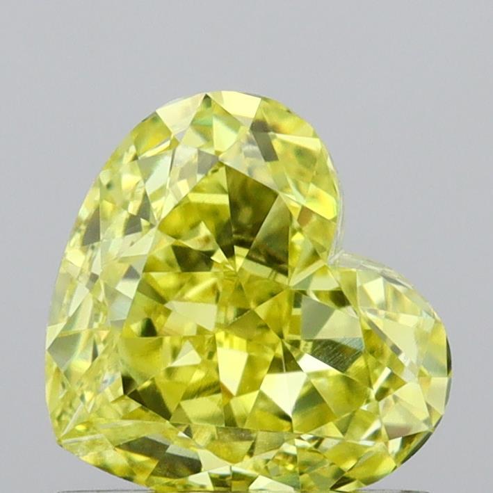 1.11 Ct. Fancy Intense  Yellow Heart Lab Grown Diamond