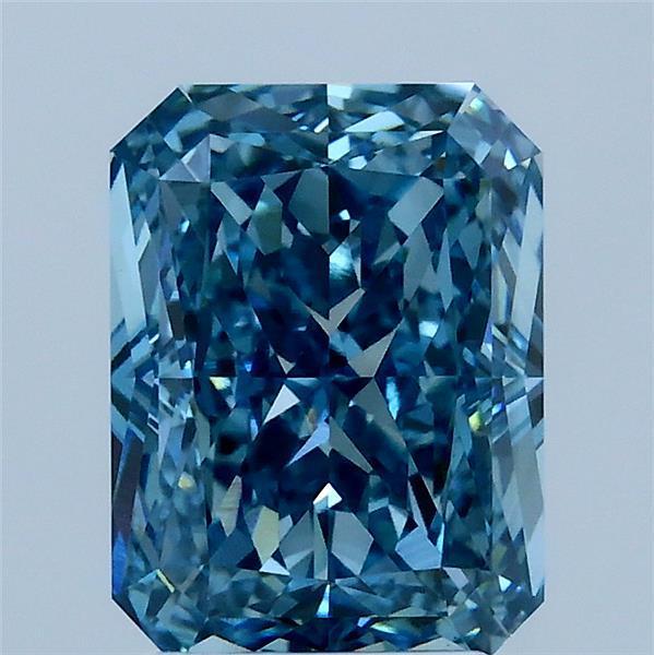 2.52 Ct. Fancy Vivid Blue Radiant Lab Grown Diamond