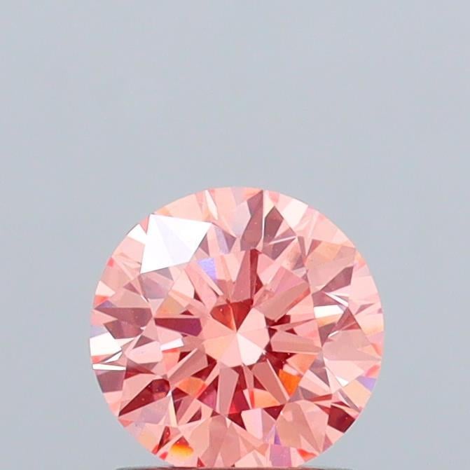 1.11 Ct. Fancy Vivid  Pink Round Lab Grown Diamond