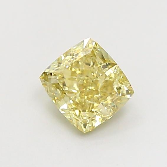 1.07 Ct. Fancy Intense  Yellow Cushion Lab Grown Diamond