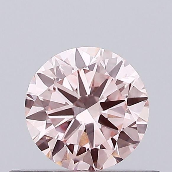 0.42 Ct. Fancy Intense Pink Round Lab Grown Diamond