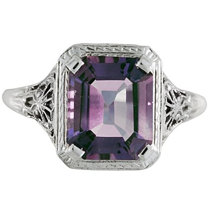 Art Deco Amethyst Vintage Ring