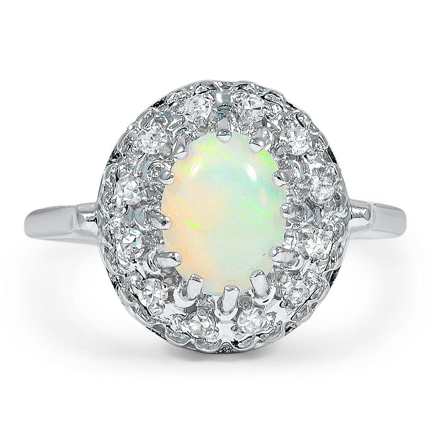 Retro Opal Vintage Ring | Raguel | Brilliant Earth