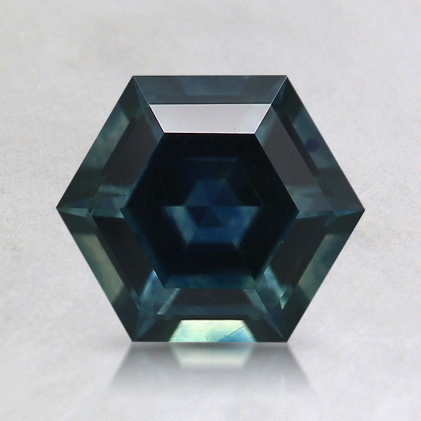 7.3x6.3mm Super Premium Blue Hexagon Montana Sapphire