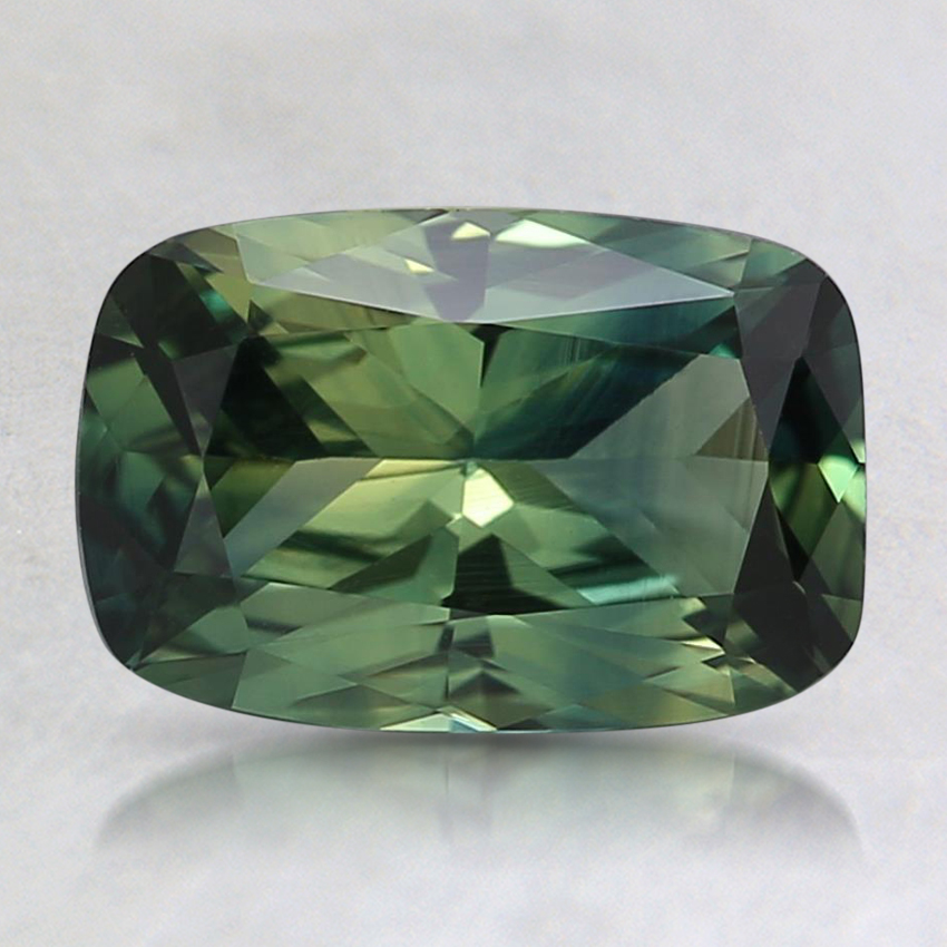 8.5x5.6mm Teal Cushion Australian Sapphire