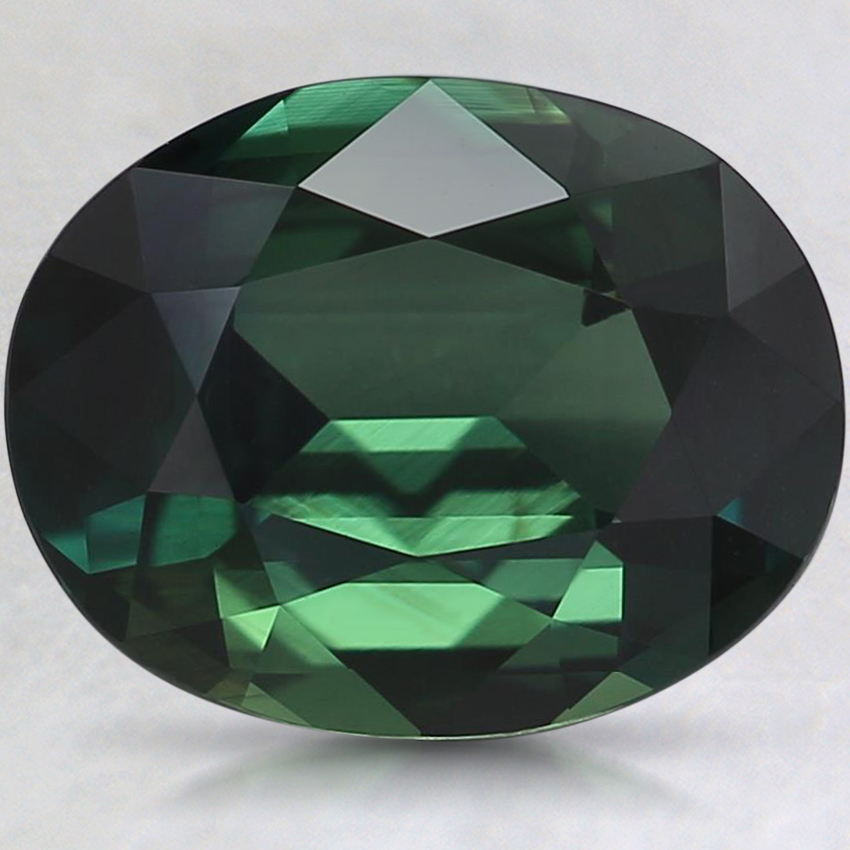 10x7.9mm Teal Oval Sapphire