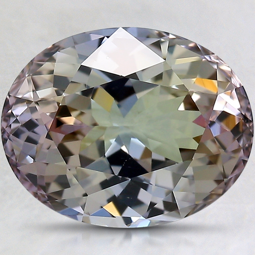 12.3x9.7mm Parti-Color Oval Tanzanite