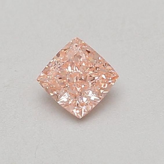 0.41 Ct. Fancy Intense Pink Cushion Lab Grown Diamond