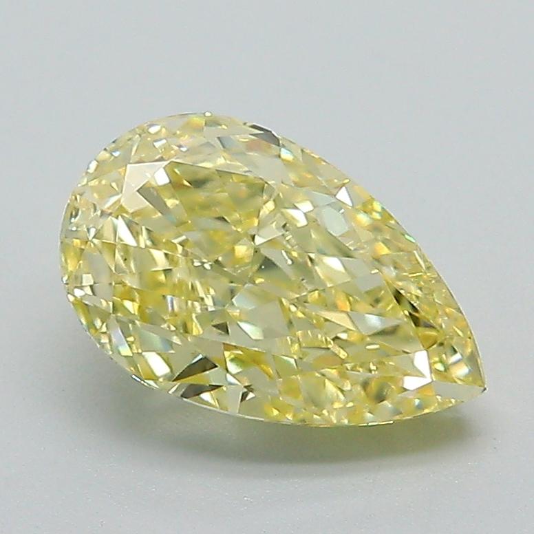 1.62 Ct. Fancy Intense Yellow Pear Lab Grown Diamond