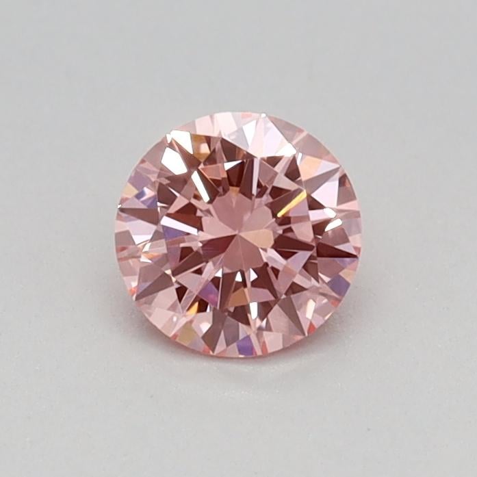 0.29 Ct. Fancy Vivid Pink Round Lab Grown Diamond