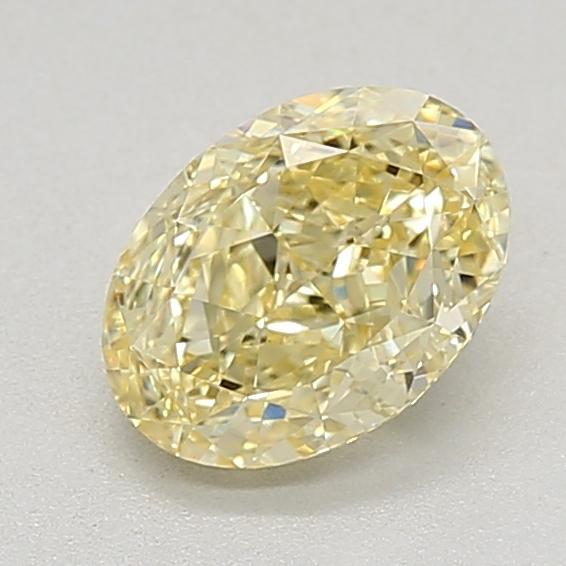 1.39 Ct. Fancy Intense Yellow Oval Lab Grown Diamond
