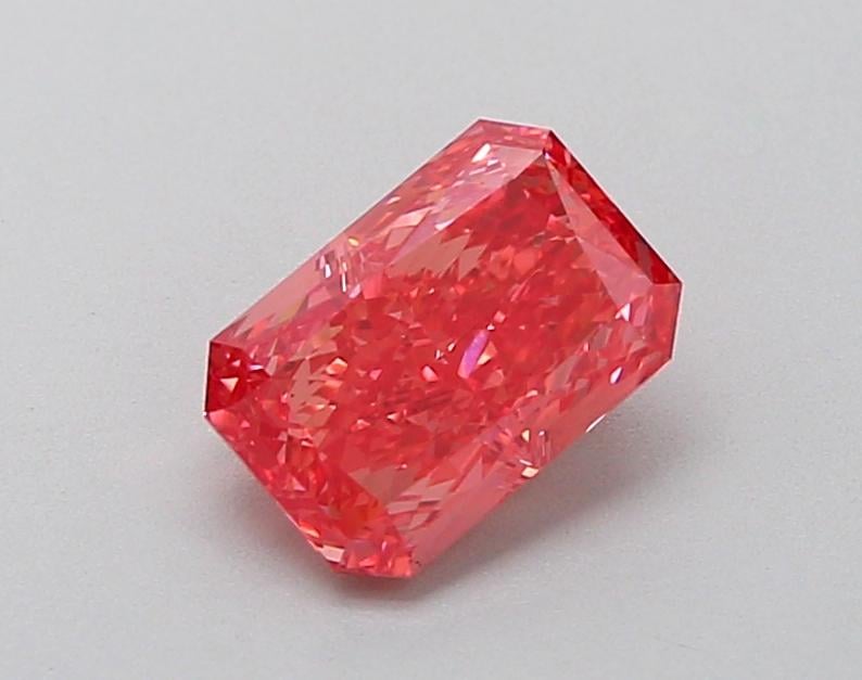 1.19 Ct. Fancy Vivid Pink Radiant Lab Grown Diamond