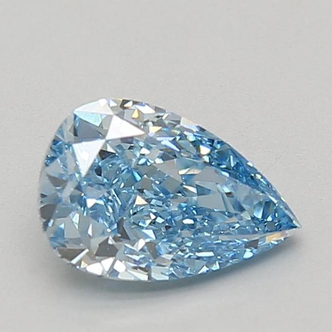 1.52 Ct. Fancy Vivid Blue Pear Lab Grown Diamond