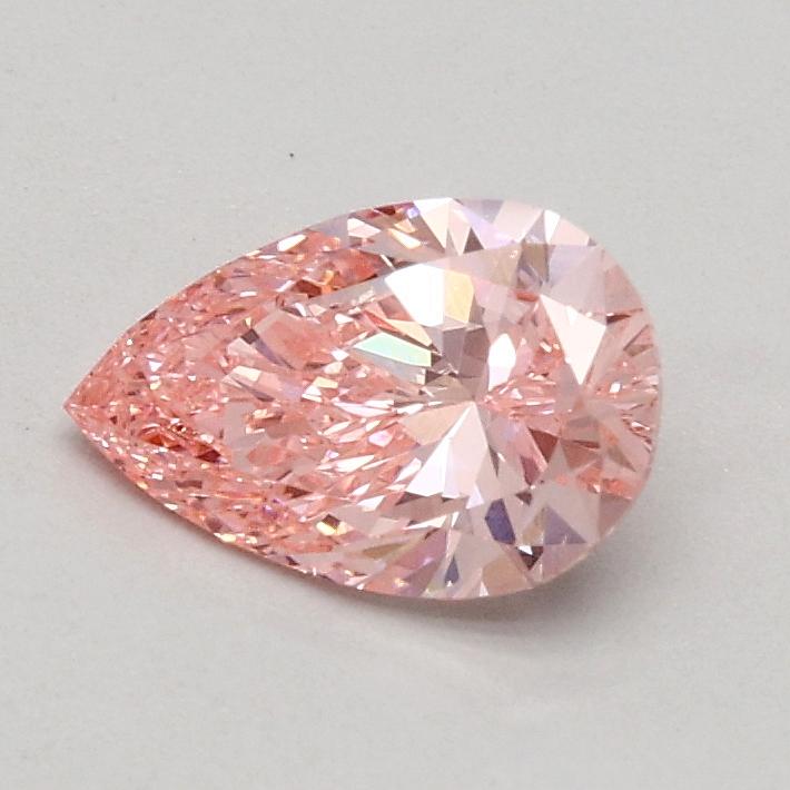 0.48 Ct. Fancy Vivid Pink Pear Lab Grown Diamond