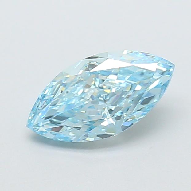 1.04 Ct. Fancy Intense Blue Marquise Lab Grown Diamond