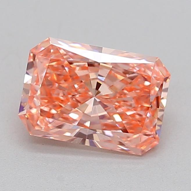 1.07 Ct. Fancy Vivid  Pink Radiant Lab Grown Diamond
