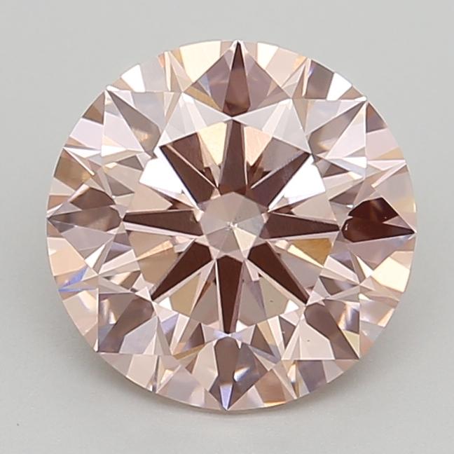 2.51 Ct. Fancy Intense Pink Round Lab Grown Diamond