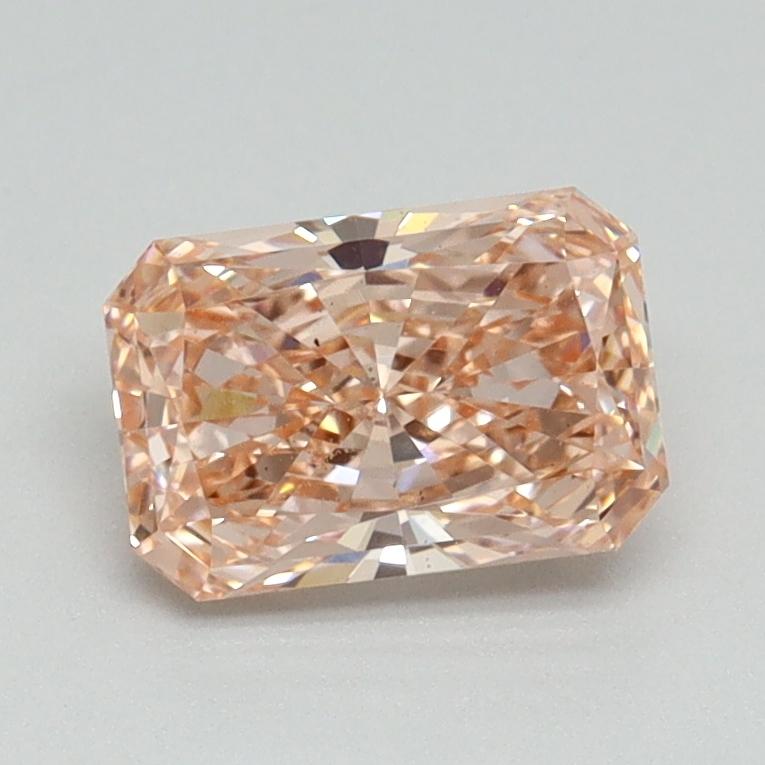 1.07 Ct. Fancy Vivid Pink Radiant Lab Grown Diamond