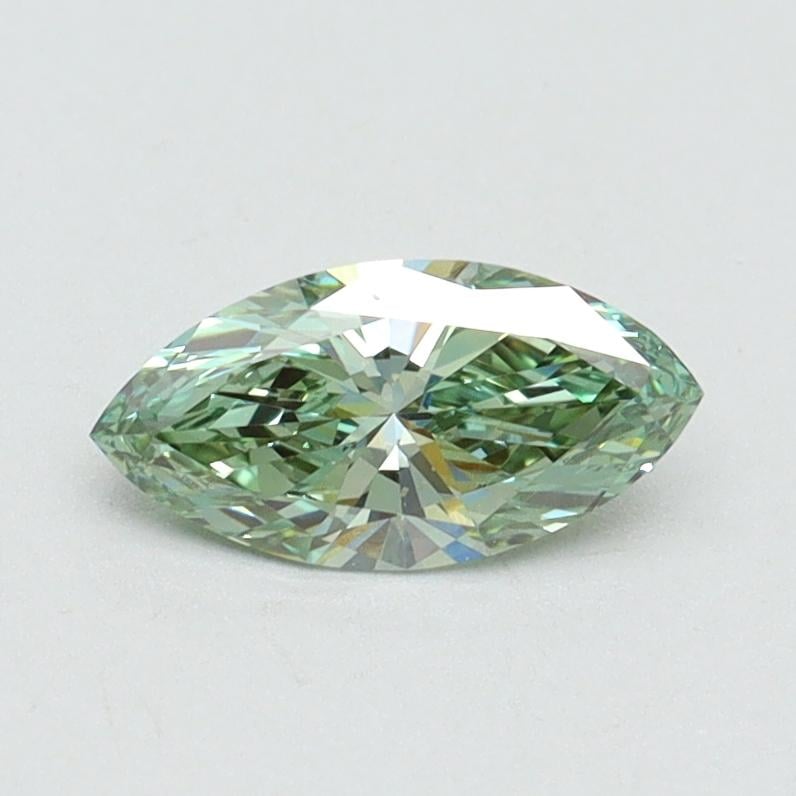 0.50 Ct. Fancy Vivid Green Marquise Lab Grown Diamond