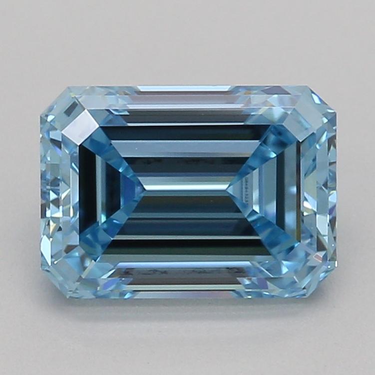 1.03 Ct. Fancy Vivid Blue Emerald Lab Grown Diamond