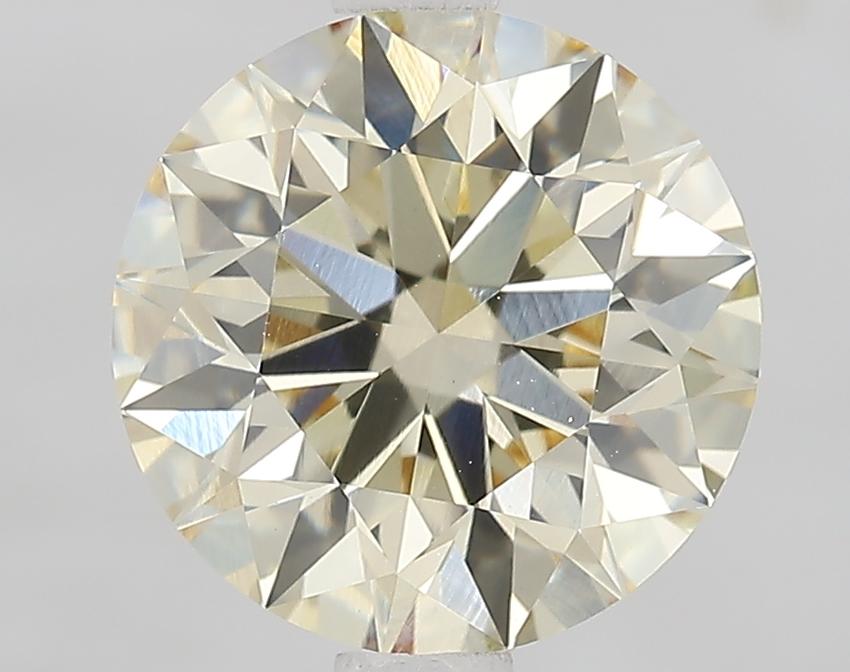 2.08 Ct. Fancy Light Yellow Round Lab Grown Diamond