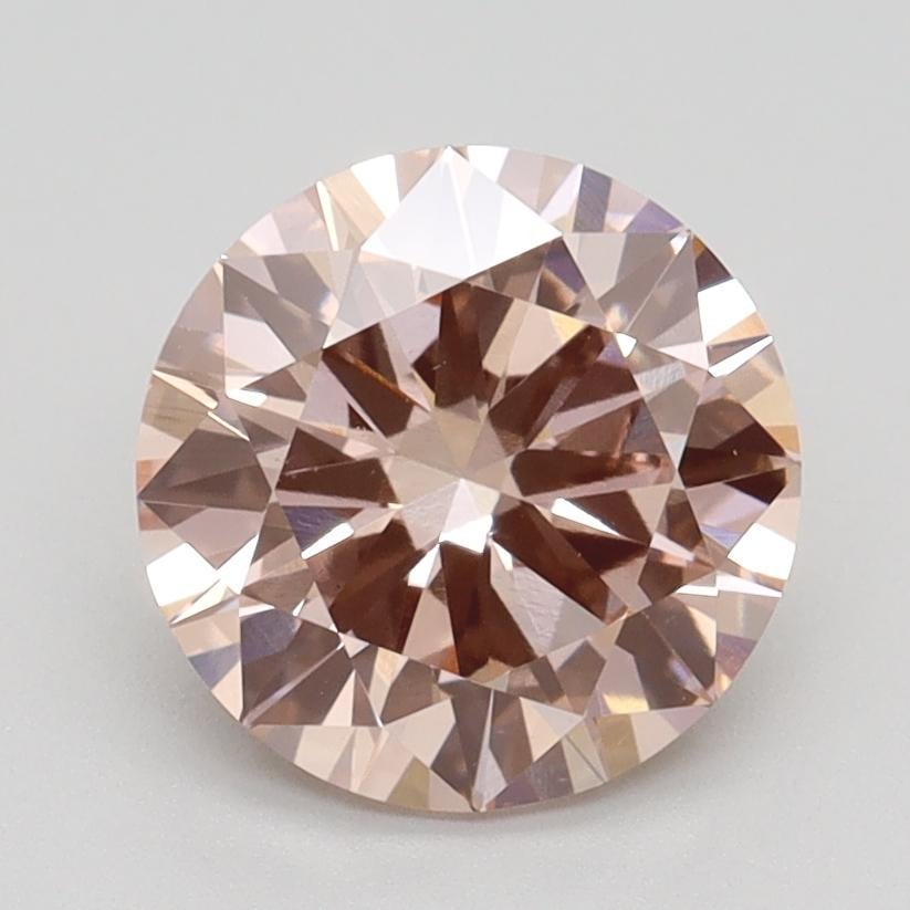 2.00 Ct. Fancy Intense Pink Round Lab Grown Diamond
