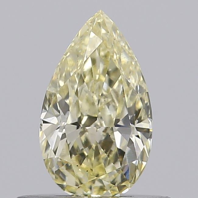 0.58 Ct. Fancy Light Yellow Pear Lab Grown Diamond