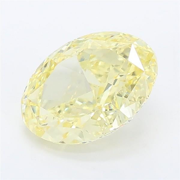 2.33 Ct. Fancy Intense Yellow Oval Lab Grown Diamond