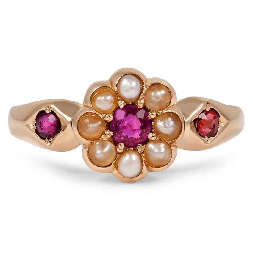 Victorian Ruby Vintage Ring