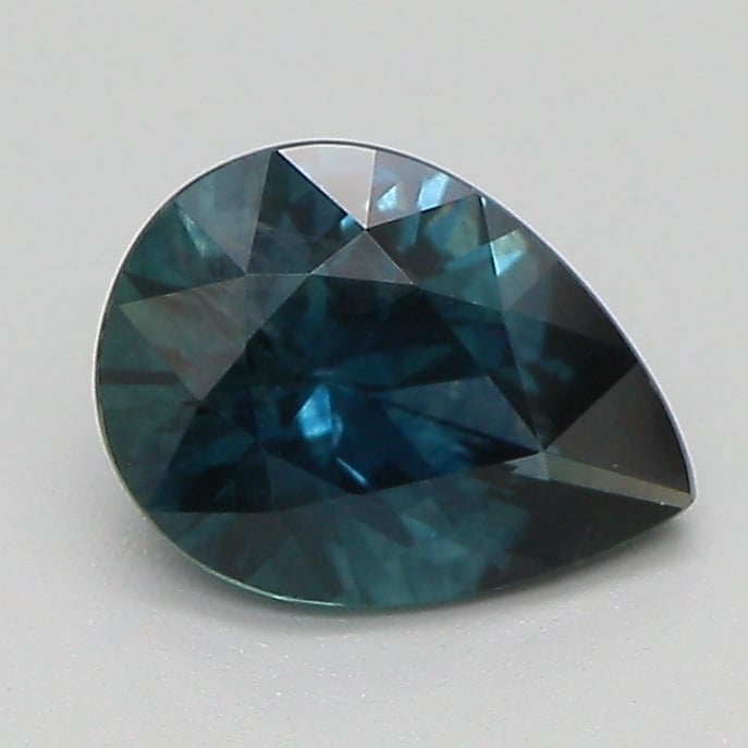 8.3x6.2mm Blue Pear Montana Sapphire