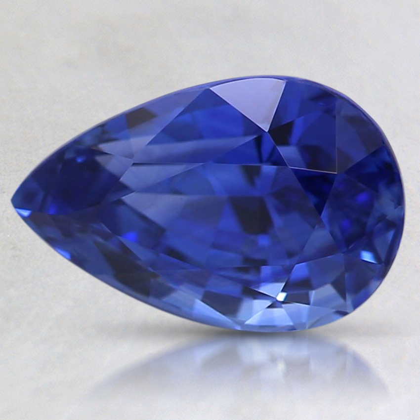 9.6x6.4mm Premium Blue Pear Sapphire