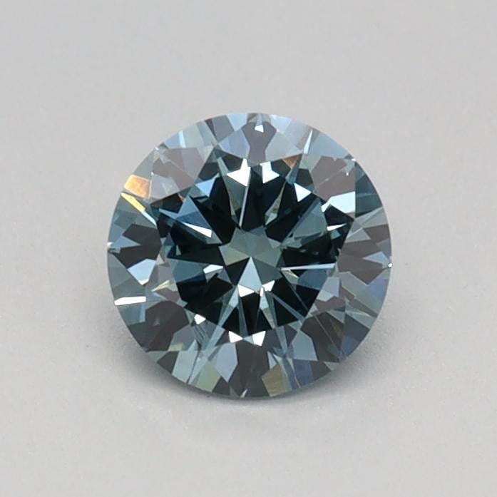 0.38 Ct. Fancy Intense Blue Round Lab Grown Diamond