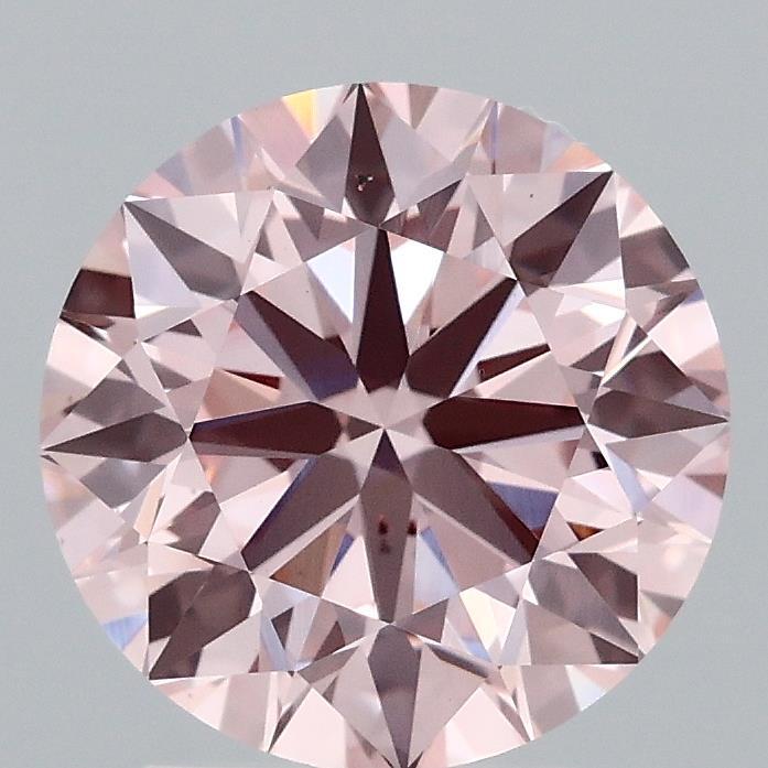 2.40 Ct. Fancy Intense Pink Round Lab Grown Diamond
